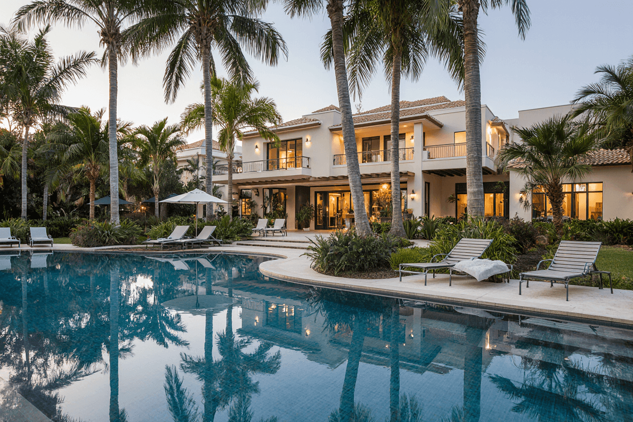 Luxury property exterior